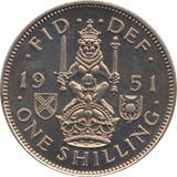 1951 SCOTTISH SHILLING ( PROOF ) - Shilling - Cambridgeshire Coins