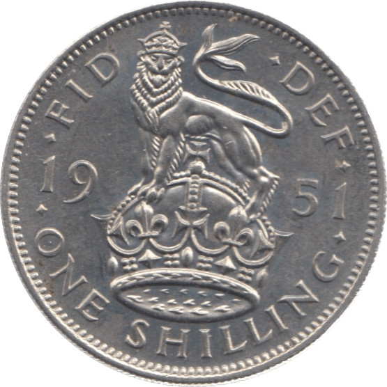 1951 SHILLING ( UNC ) 26 - Shilling - Cambridgeshire Coins