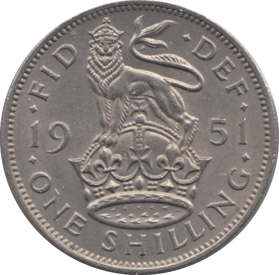 1951 SHILLING ( UNC ) 2 - Shilling - Cambridgeshire Coins