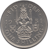 1951 SHILLING ( UNC ) 3 - Shilling - Cambridgeshire Coins