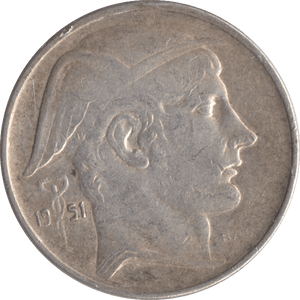 1951 SILVER 20 FRANCS BELGIUM - WORLD COINS - Cambridgeshire Coins
