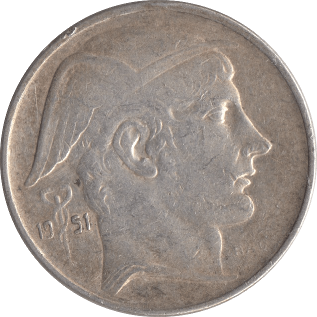 1951 SILVER 20 FRANCS BELGIUM - WORLD COINS - Cambridgeshire Coins