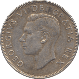 1951 SILVER FIFTY CENTS CANADA - SILVER WORLD COINS - Cambridgeshire Coins