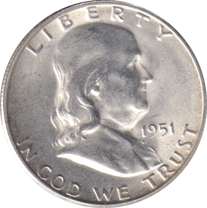 1951 SILVER HALF DOLLAR USA - Cambridgeshire Coins