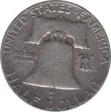 1951 SILVER HALF DOLLAR USA - SILVER WORLD COINS - Cambridgeshire Coins