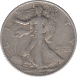 1951 SILVER HALF DOLLAR USA - SILVER WORLD COINS - Cambridgeshire Coins