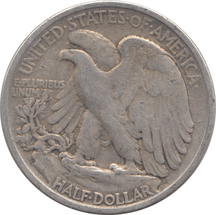1951 SILVER HALF DOLLAR USA - SILVER WORLD COINS - Cambridgeshire Coins