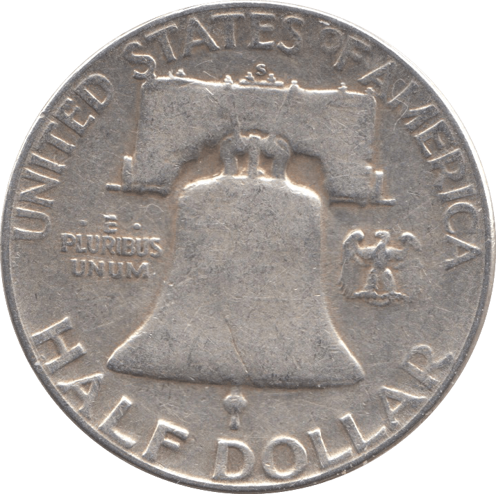 1951 SILVER HALF DOLLAR USA - SILVER WORLD COINS - Cambridgeshire Coins