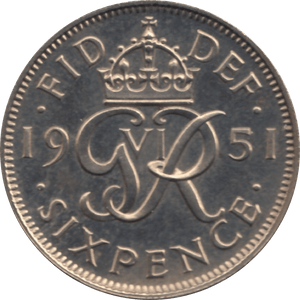 1951 SIXPENCE ( PROOF ) - Sixpence - Cambridgeshire Coins