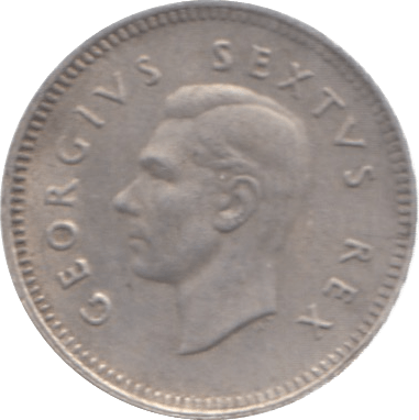 1951 SOUTH AFRICA SILVER THREEPENCE - SILVER WORLD COINS - Cambridgeshire Coins