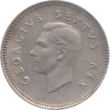 1951 SOUTH AFRICA SILVER THREEPENCE - SILVER WORLD COINS - Cambridgeshire Coins
