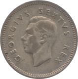 1951 SOUTH AFRICA THREEPENCE - WORLD COINS - Cambridgeshire Coins