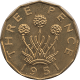 1951 THREEPENCE ( PROOF ) - Threepence - Cambridgeshire Coins