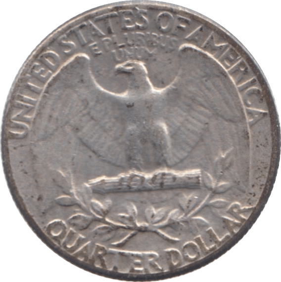 1951 USA SILVER 1/4 DOLLAR - SILVER WORLD COINS - Cambridgeshire Coins