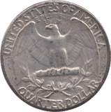 1951 USA SILVER 1/4 DOLLAR - SILVER WORLD COINS - Cambridgeshire Coins
