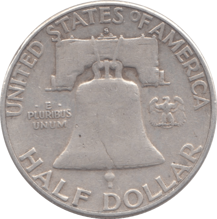 1951 USA SILVER HALF DOLLAR - WORLD COINS - Cambridgeshire Coins