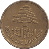 1952 25 PIASTRE LEBANON - WORLD COINS - Cambridgeshire Coins