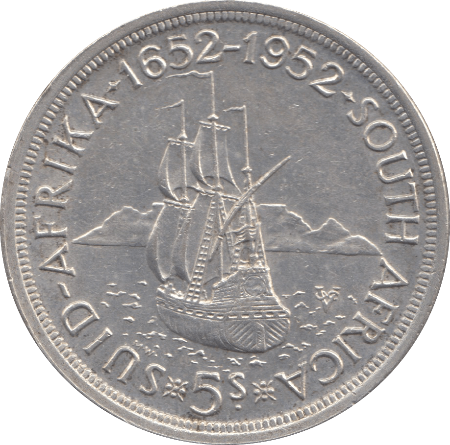 1952 5 SHILLINGS SOUTH AFRICA - WORLD COINS - Cambridgeshire Coins