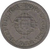 1952 50 AVOS MACAU - WORLD COINS - Cambridgeshire Coins