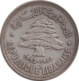 1952 50 PIASTRES LEBANON - WORLD COINS - Cambridgeshire Coins