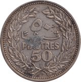1952 50 PIASTRES LEBANON - WORLD COINS - Cambridgeshire Coins