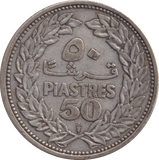 1952 50 PIASTRES LEBANON - WORLD COINS - Cambridgeshire Coins