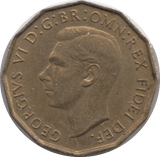 1952 BRASS THREEPENCE ( BU ) 5 - Threepence - Cambridgeshire Coins