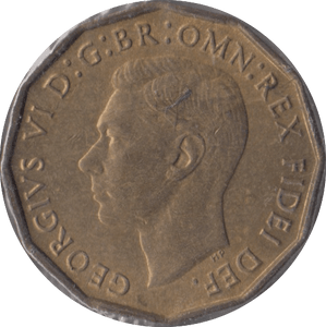 1952 BRASS THREEPENCE ( BU ) - Threepence - Cambridgeshire Coins