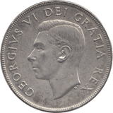 1952 CANADA SILVER ONE DOLLAR 9 - WORLD SILVER COINS - Cambridgeshire Coins