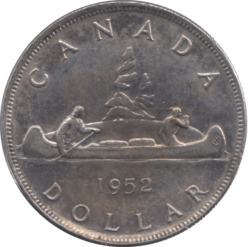 1952 CANADA SILVER ONE DOLLAR 9 - WORLD SILVER COINS - Cambridgeshire Coins