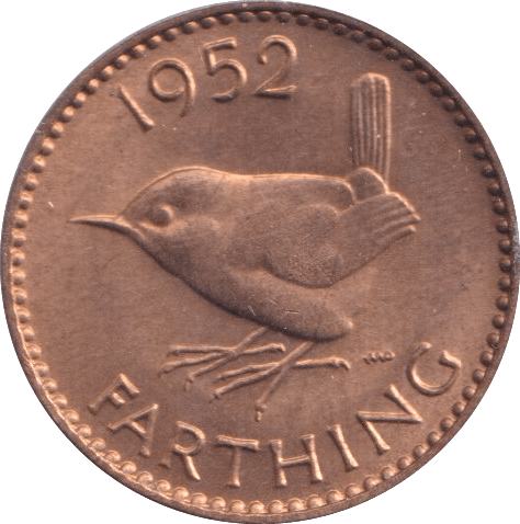 1952 FARTHING ( BU ) - Farthing - Cambridgeshire Coins