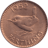 1952 FARTHING ( BU ) - Farthing - Cambridgeshire Coins