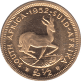1952 GOLD 1/2 POUND SOUTH AFRICA - Gold World Coins - Cambridgeshire Coins