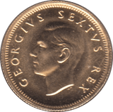 1952 GOLD 1/2 POUND SOUTH AFRICA - Gold World Coins - Cambridgeshire Coins