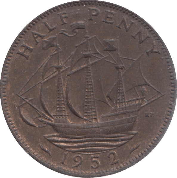 1952 HALFPENNY ( UNC ) 18 - Halfpenny - Cambridgeshire Coins