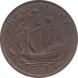 1952 HALFPENNY ( UNC ) 18 - Halfpenny - Cambridgeshire Coins