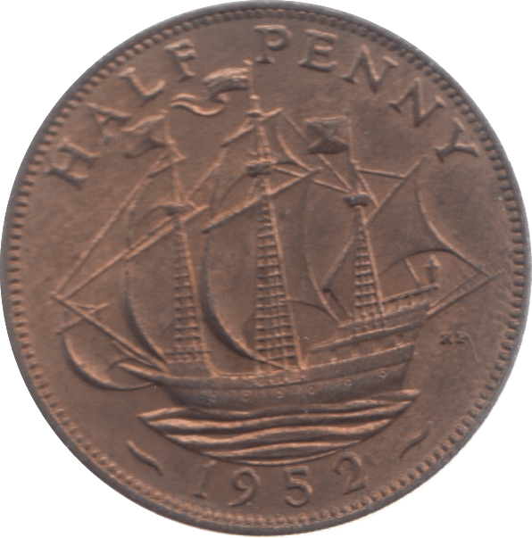 1952 HALFPENNY ( UNC ) 3 - Halfpenny - Cambridgeshire Coins