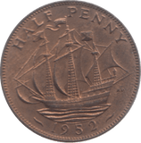 1952 HALFPENNY ( UNC ) 3 - Halfpenny - Cambridgeshire Coins
