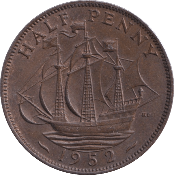 1952 HALFPENNY ( UNC ) - Halfpenny - Cambridgeshire Coins