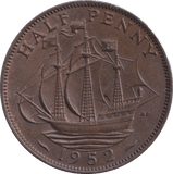 1952 HALFPENNY ( UNC ) - Halfpenny - Cambridgeshire Coins