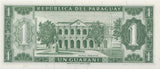 1952 ONE GUARAINES BANKNOTE PARAGUAY REF 1064 - World Banknotes - Cambridgeshire Coins