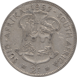 1952 SILVER 2 SHILLINGS SOUTH AFRICA - WORLD SILVER COINS - Cambridgeshire Coins