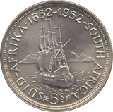 1952 SILVER 5 SHILLINGS SOUTH AFRICA - WORLD COINS - Cambridgeshire Coins