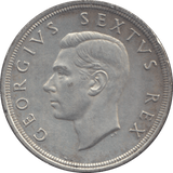 1952 SILVER 5 SHILLINGS SOUTH AFRICA - WORLD SILVER COINS - Cambridgeshire Coins