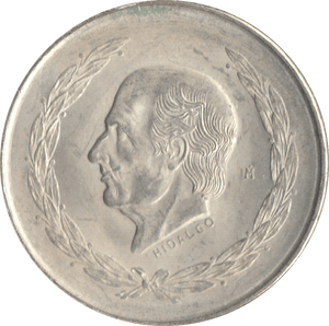 1952 SILVER FIVE PESO MEXICO - WORLD COINS - Cambridgeshire Coins