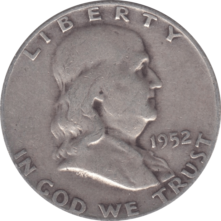 1952 SILVER HALF DOLLAR USA A - WORLD SILVER COINS - Cambridgeshire Coins