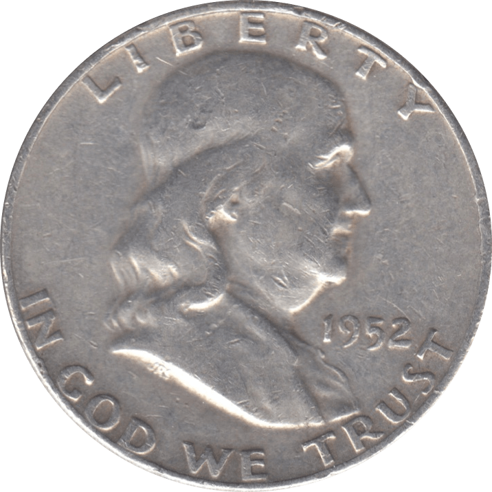 1952 SILVER HALF DOLLAR USA B - WORLD SILVER COINS - Cambridgeshire Coins