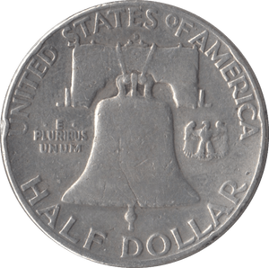 1952 SILVER HALF DOLLAR USA ( DENVER MINT ) - SILVER WORLD COINS - Cambridgeshire Coins