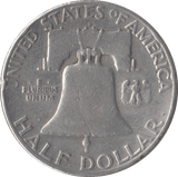 1952 SILVER HALF DOLLAR USA ( DENVER MINT ) - SILVER WORLD COINS - Cambridgeshire Coins