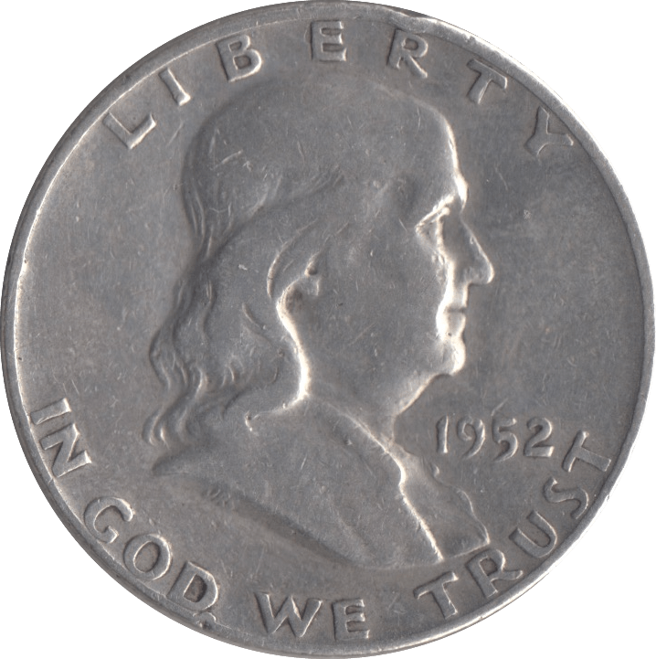 1952 SILVER HALF DOLLAR USA ( DENVER MINT ) - SILVER WORLD COINS - Cambridgeshire Coins